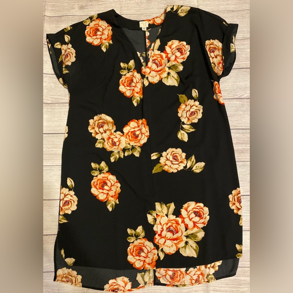 Floral Shirt Dress